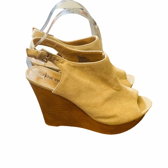 Nine West Doudareol1 Wedge Sandal sz 8 - Picture 1 of 10